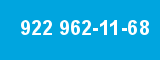 922 962-11-68